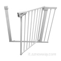 Ronbei Baby Door Stainless Stairs Protector Gate di sicurezza